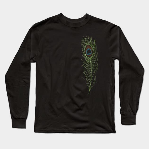 Feather Long Sleeve T-Shirt by graffd02